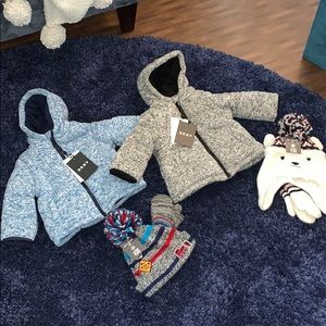 Designer Coat & Hat Bundle (4 Pieces) DKNY